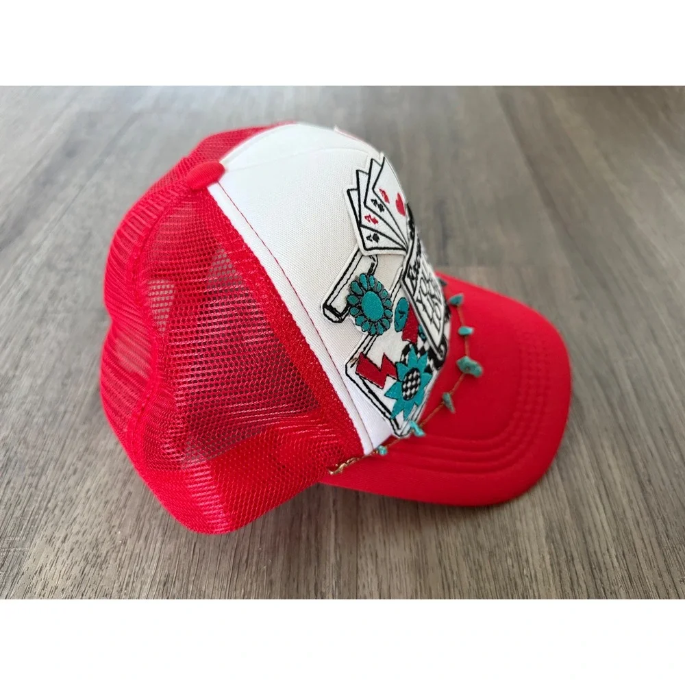 Custom Western Trucker Hat Excuse Me You Look Like You Love Me Cowgirl Snapback